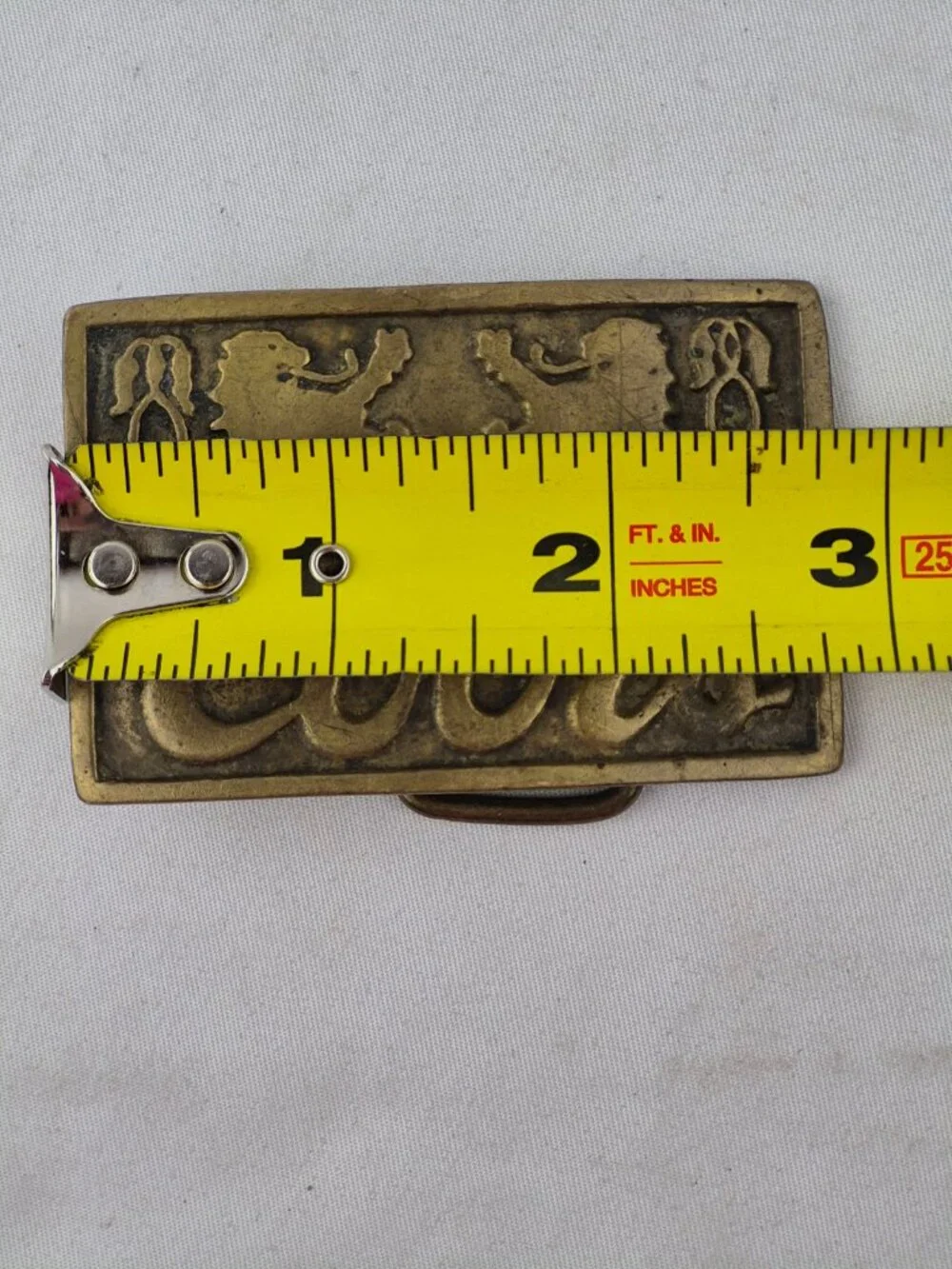 Vintage Coors Beer Belt Buckle Solid Brass Made in Taiwan Retro Western, Cowboy